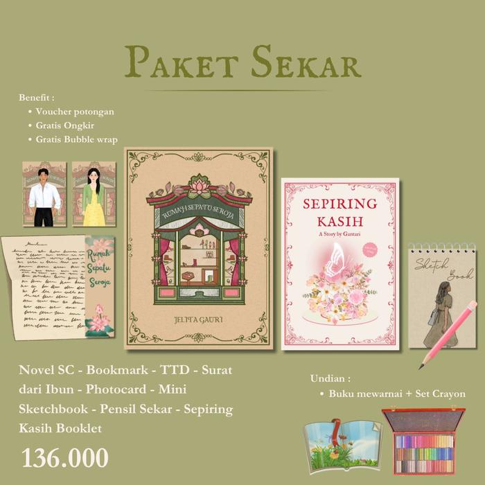 Gambar PRE ORDER - Buku Novel - Rumah Sepatu Seroja - Jelita Gauri - Sinibaca Media - Bumifiksi ( 17 - 22 Juli ) - SEKAR dari BumifiksiJogjakarta undefined Tokopedia