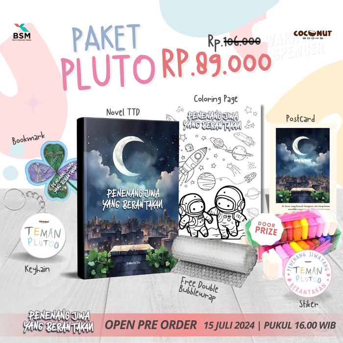 Gambar PRE ORDER - Buku Self Improvment  - Penenang Jiwa Yang Berantakan - Teman Plito - Coconut Books - Bumifiksi (15 Juli 2024) - PLUTO dari BumifiksiJogjakarta undefined Tokopedia