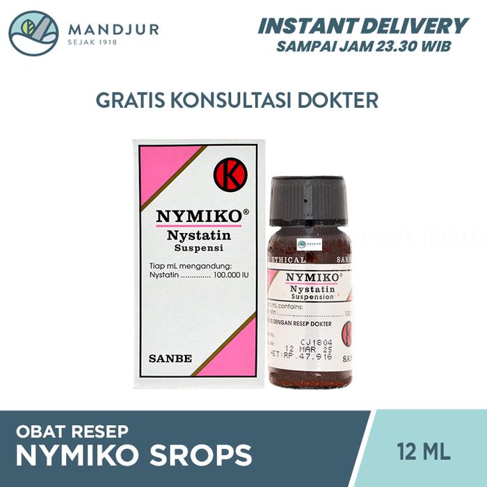 Gambar Nymiko Drops 12 ml / Nystatin / Obat Sariawan / Infeksi Jamur dari Apotekmandjurofficial undefined Tokopedia