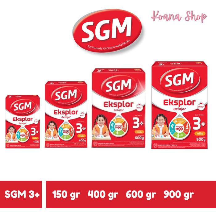 Gambar SGM Eksplor 3+ Madu Vanila 150 gr/400 gr/600 gr/900 gr - Madu, 400 gr dari Koana Shop undefined Tokopedia