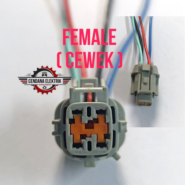 Gambar Soket Socket Motor Fan Nissan T30 Serena C24 Xtrail - female( cewek ) dari Cendana Elektrik Autoparts undefined Tokopedia