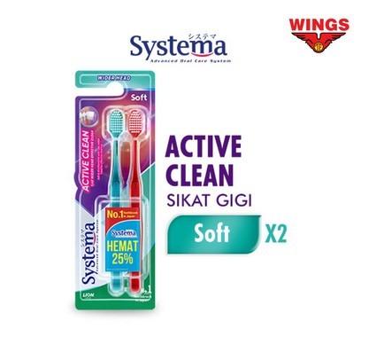 Jual Systema Toothbrush Active Clean Isi 2 - Kota Tangerang Selatan ...