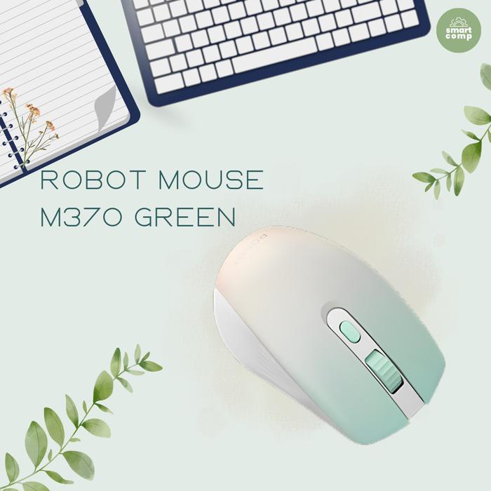 Gambar Robot Mouse Wireless M370 2.4GHz Silent Klik Optical 3200DPI - Green dari Smart IT-Shop undefined Tokopedia