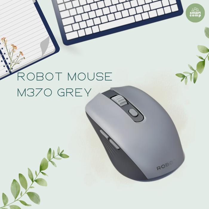 Gambar Robot Mouse Wireless M370 2.4GHz Silent Klik Optical 3200DPI - Grey dari Smart IT-Shop undefined Tokopedia