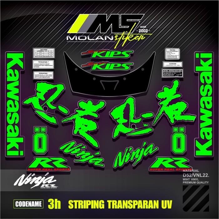 Gambar Decal Sticker Striping Variasi Transparan Uv Ninja Rr Old CBU 2008 & Ninja Rr Old CBU 2007 Striping Ori Standar Kawasaki Ninja Rr Old Build Up 2006-2009 Sticker Set Perhatian Ninja Rr Old SE Superkips Zx Krr Decal Lis Transparan Ninja Rr Old CKD Hijau - H dari MOLAN Stikerr undefined Tokopedia