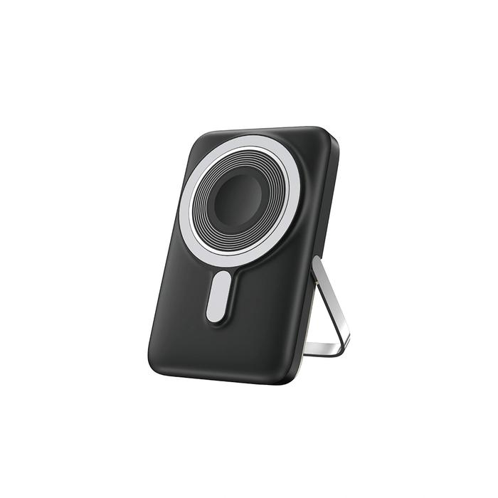 Gambar MagSafe Power Bank WiWU Elite 10000mAh Compatible For iPhone / Apple Watch / AirPods Fast Wireless Charging Stand (Wi-P018) - Black  dari WiWU Official undefined Tokopedia