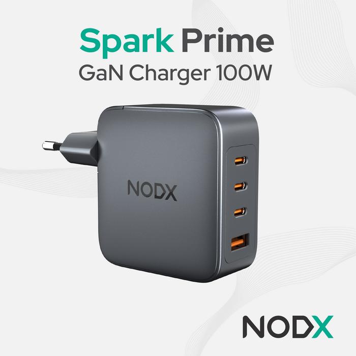 Gambar NODX Spark Prime Charger Fast Charging 100W dari NODX undefined Tokopedia