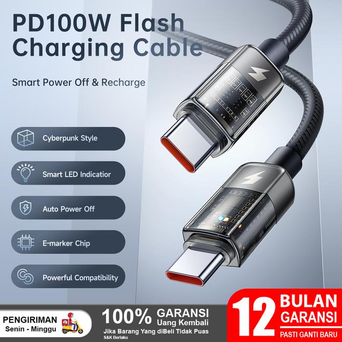 Gambar MCDODO Kabel Type C to Type C Auto Disconnect Fast Charging 100w CA-2840 - CA-2840 1.2M dari Mcdodo Official Indonesia undefined Tokopedia