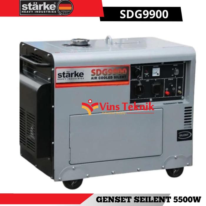 Gambar Mesin Genset Silent Solar Power Generator 5500W STARKE SDG9900 SDG 9900 dari Budi Sentosa Mart undefined Tokopedia