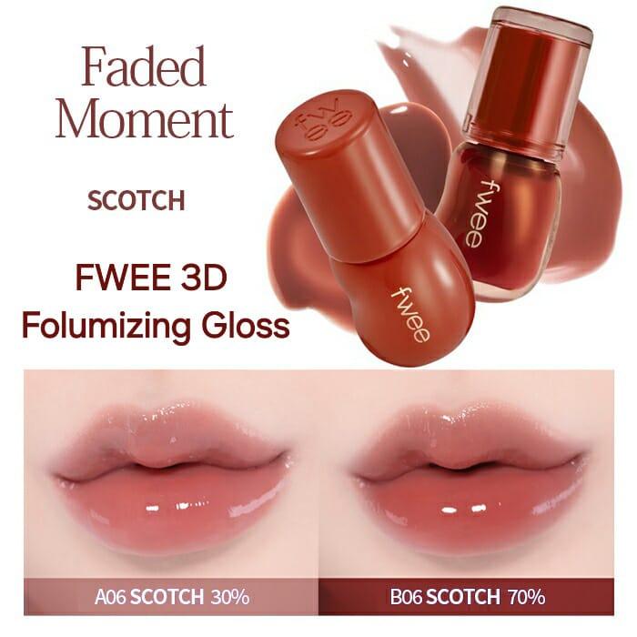 Gambar FWEE 3D Voluming Gloss 5.3gr | Fwee 3D Volumizing Lip Gloss Korea Moisturizing Finish - B06 SCOTH 70% dari Beauty Store 05 undefined Tokopedia