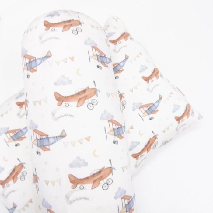 Gambar Carrol Baby Pillow & Bolster Baby - Bantal Guling Tencel Baby Batch 2 - Airplane, Bolster Case dari BabyJoy Playthings undefined Tokopedia
