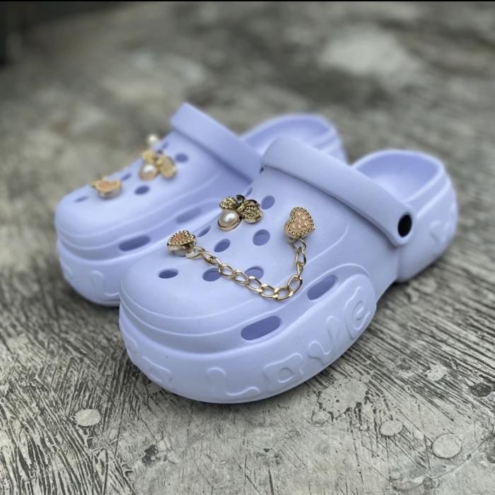 Gambar Sepatu karet wanita sepatu wedges cewek ukuran 35 36 37 38 39 40-Putih,35 - Putih, 35 dari mita'shoes undefined Tokopedia