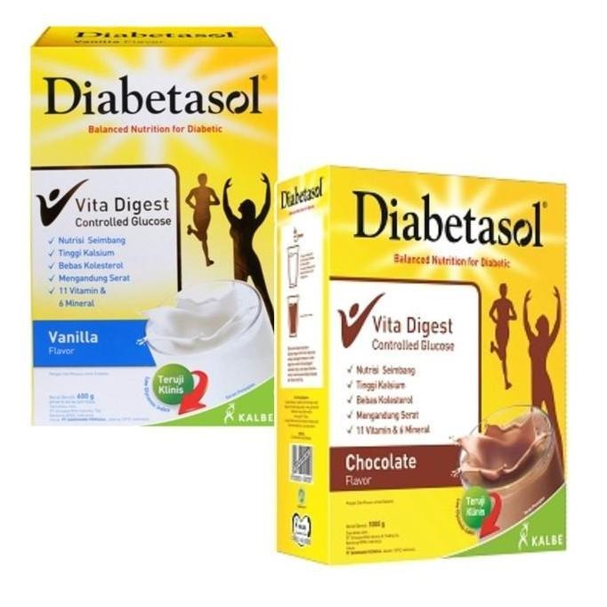 Gambar Kalbe Diabetasol Susu Diabetes Ada Rasa Vanila Dan Coklat - 1000 Gram dari Rishi Market undefined Tokopedia