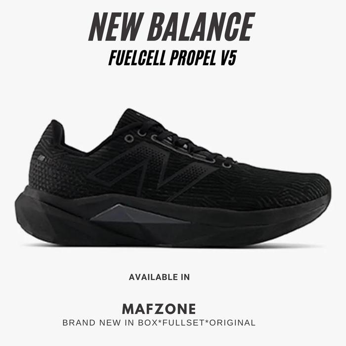 Jual New Balance FuelCell Propel v5 Mens Running black ORIGINAL