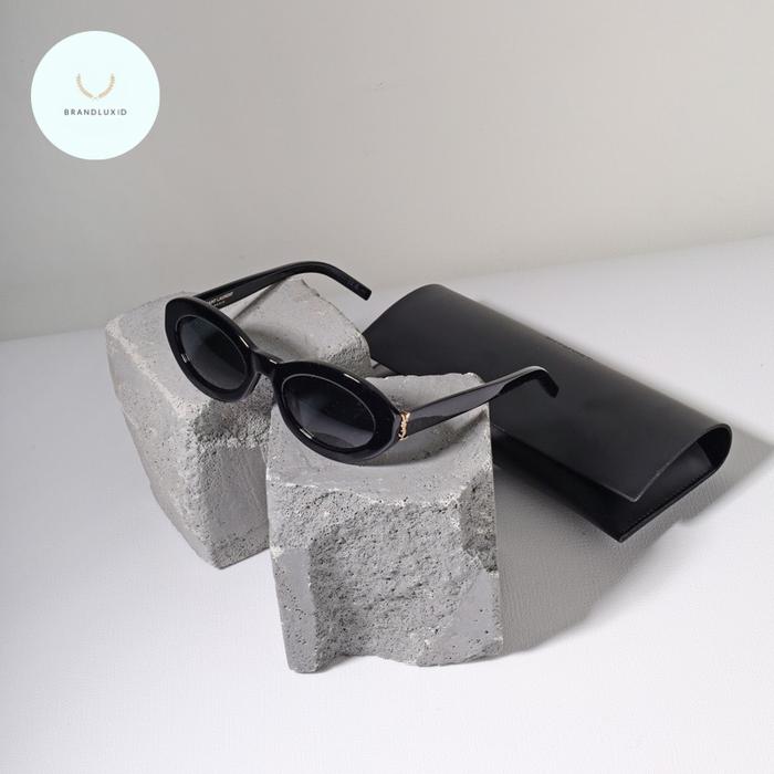 Kacamata Ysl Sunglasses With Logo Promo Saint Laurent SL M136