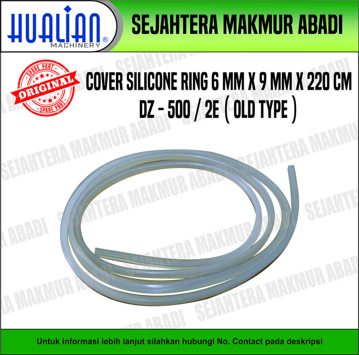 Gambar Cover Silicone Ring / Karet Silicon Silikon Tutup Vacuum Sealer DZ - 500 / 2E ( Old Type ) ( 6 mm X 9 mm X 220 cm ) dari S M A undefined Tokopedia