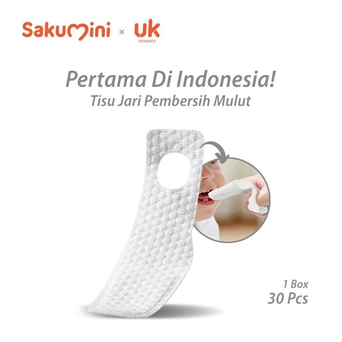 Gambar New Product Sakumini Oral Cleaner Finger Wipes Pembersih Lidah Gigi Mulut Bayi - 30PCS dari Kelvin Ai undefined Tokopedia