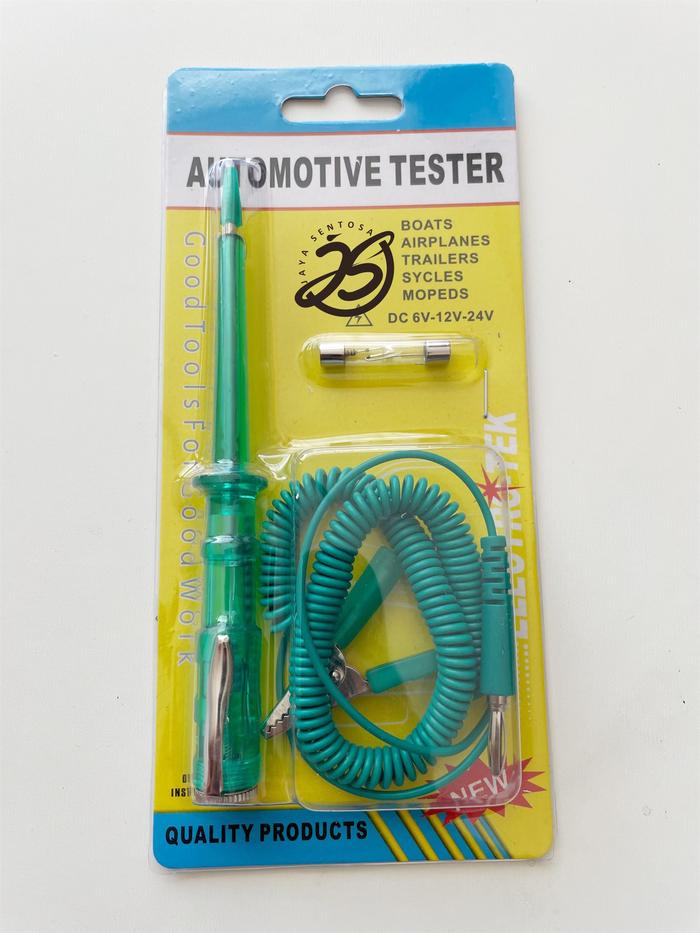 Gambar AUTOMOTIVE TESTER TES PEN DC 6V 12V 24V CIRCUIT TESTER OBENG TESPEN dari JAYA SENTOSA! undefined Tokopedia