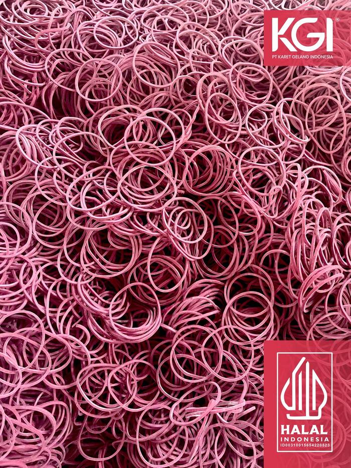 Gambar GROSIR KARET GELANG ISI 250 GR - RUBBER BAND - WARNA HIJAU, MERAH DAN MIX - Merah dari Karet Gelang Indonesia undefined Tokopedia