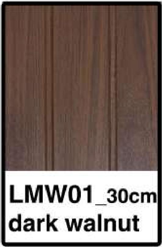 Gambar Plafon PVC Monoarte Nuansa Kayu - Dark Walnut, 6m*30cm dari Amanah Ceramics undefined Tokopedia