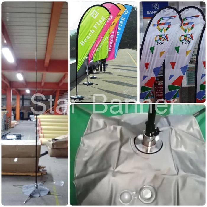 Gambar Flag Banner-Flying Banner-Beach Flag-Feather Flag-Teardrop Flag - 5.5m dari Sienna Marie Shop undefined Tokopedia