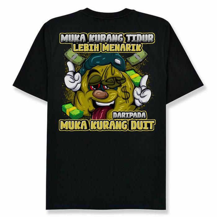 Gambar Kaos Pasukan Tidur Vol 2 Muka Kurang Tidur Lebih Menarik Cotton Combed 24s Distro - Hitam, M dari UB CLOTH undefined Tokopedia