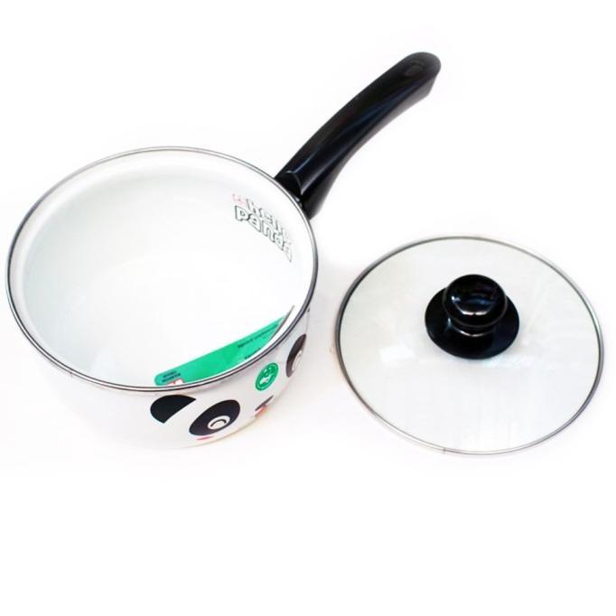 Gambar [Promo] - Maspion Enamel Sauce Pan Panci Saus Hello Panda 1 Cm Bestseller dari Toko Green Tea undefined Tokopedia