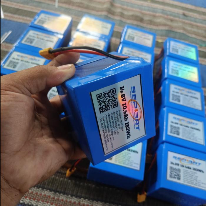 Battery Pack Litihium 14.8V 10Ah 20Ah 50Ah 100Ah 4S Best Performa  Jam - 5Ah