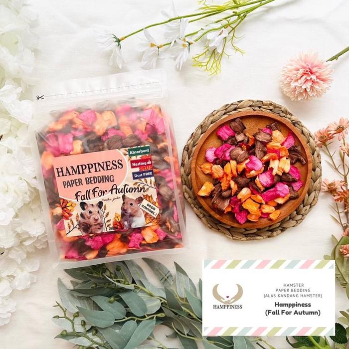 Gambar Hemat Paper Bedding / Alas Hamster / Serbuk Hamster - Fall For Autumn Hamppiness X Miko Jiuka dari Andriec Mania undefined Tokopedia