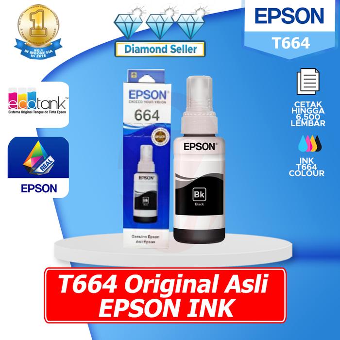 Gambar EPSON Cartridge T6641-T6644 - Black dari SinarMutiara Online Kota Administrasi Jakarta Barat Tokopedia