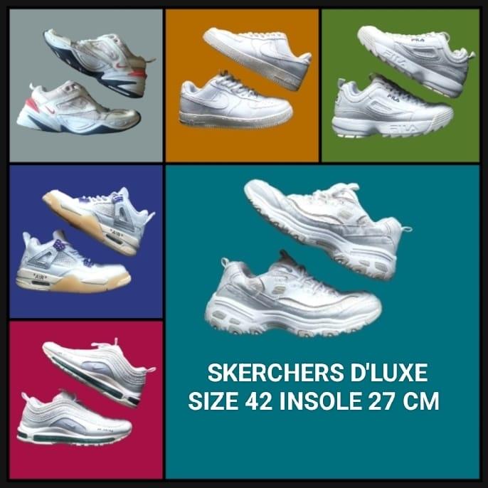Gambar SEPATU SECOND BRANDED FULL WHITE SIZE 42 - 3 dari LAMORA COLLECTION undefined 5 Tokopedia