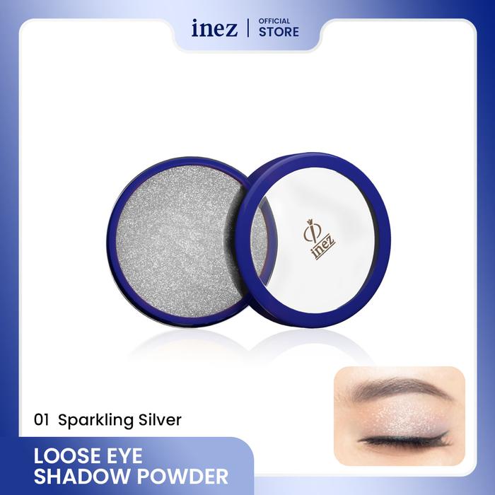 Gambar Inez Color Contour Plus Loose Eyeshadow Powder - Sparkling Silver -01 dari Inez Cosmetics Shop undefined Tokopedia