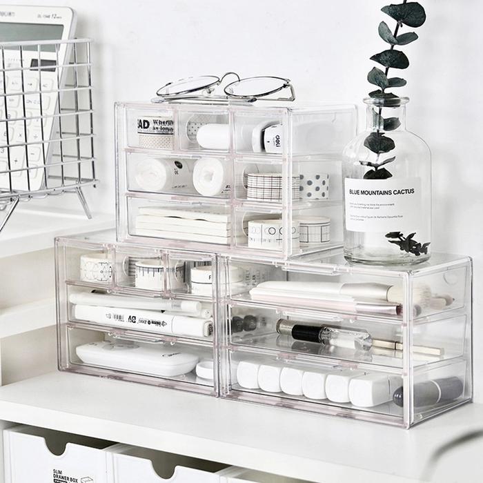 Gambar Rak Laci Mini Tempat Aksesoris Make Up dan Pernak pernik. Ada 3 Model. dari DominoMart undefined Tokopedia