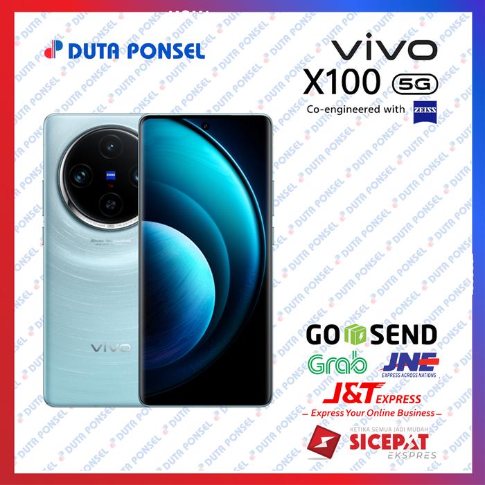 Gambar VIVO X100 5G RAM 12/256 GB Garansi Resmi - Startrail Blue dari Duta Ponsel Pekanbaru_NEW undefined Tokopedia