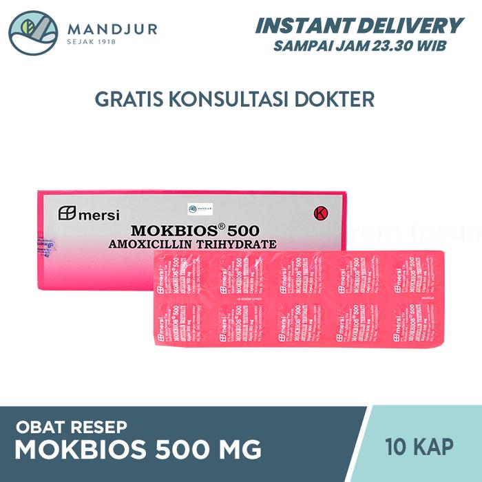 Gambar Mokbios 500 mg 10 Kaplet / Antibiotik dari Apotekmandjurofficial undefined Tokopedia