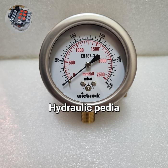 jual-250-mbar-low-pressure-gauge-2-5inch-wiebrock-manometer-gauge-2