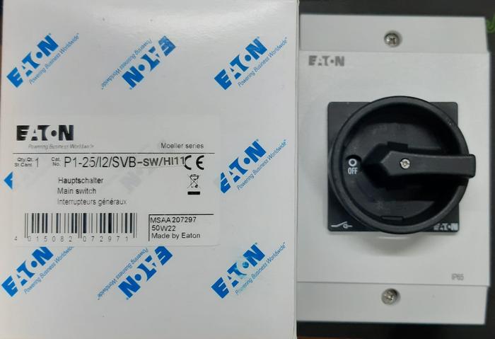 EATON 207295 Sezionatore In Cassetta P1-25/I2/SVB-SW/HI11 &ndash; 3x25A 1NA+1NC, Nuovo