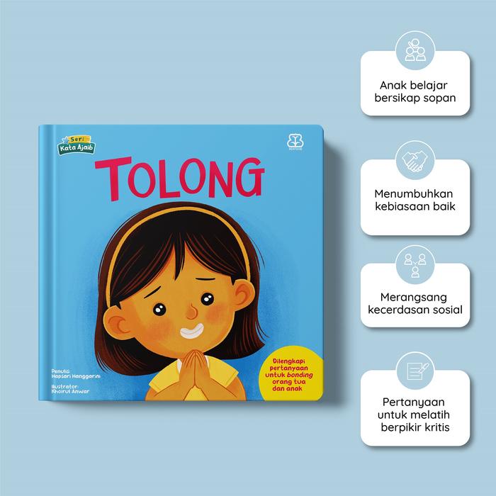 Gambar [Mizan] Buku Seri Kata Ajaib : Tolong (Boardbook) | Bentang Kids dari Mizan Store Official undefined Tokopedia