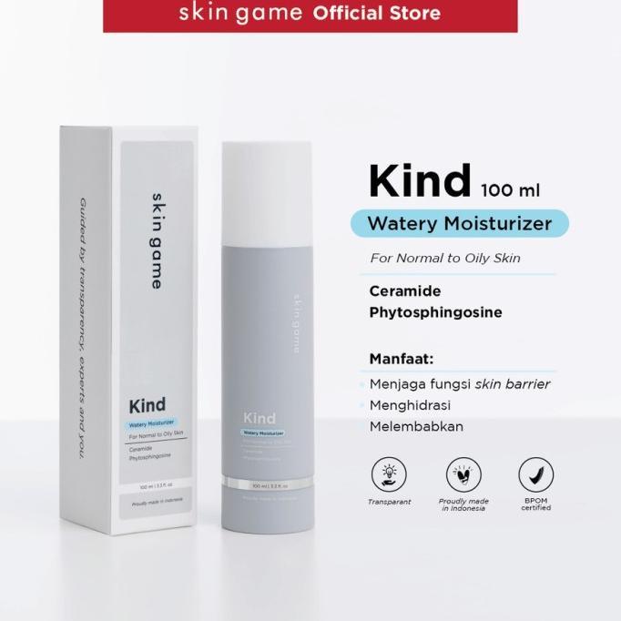 Gambar Ready!! Skin Game Daily Kind Moisturizer - Pelembab Wajah - Watery 100ml dari Fico Markett undefined Tokopedia