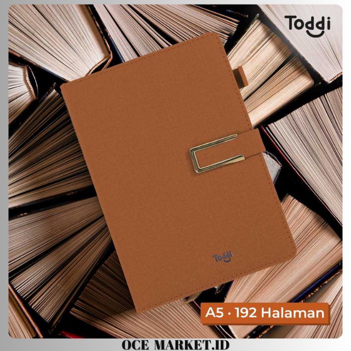 Gambar Buku Jurnal Hardcover Notebook Diary A5 Bahan Cover Kulit PU - Cokelat dari OCE MARKET ID undefined Tokopedia