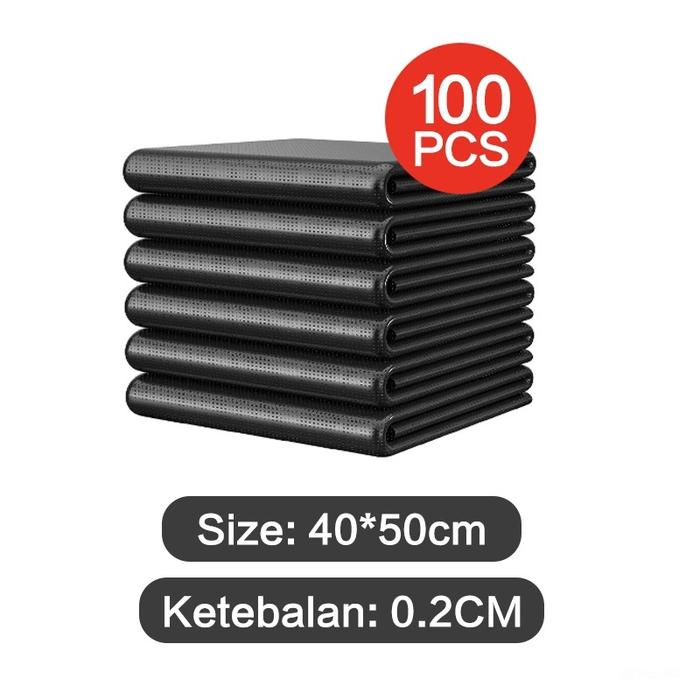 Gambar Kantong Plastik Sampah Hitam Kualitas Tebal 40x50 100pcs Plastik Packing Sampah Hitam HPN101 - 40x50 dari Kosmetik Central undefined Tokopedia
