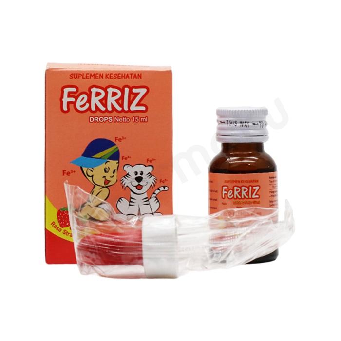 Gambar Ferriz Drop Isi 15 ml Rasa Strawberry - Suplemen Zat Besi untuk Bayi dari Farmaku undefined Tokopedia