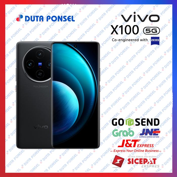 Gambar VIVO X100 5G RAM 12/256 GB Garansi Resmi - Asteroid Black dari Duta Ponsel Pekanbaru_NEW undefined Tokopedia