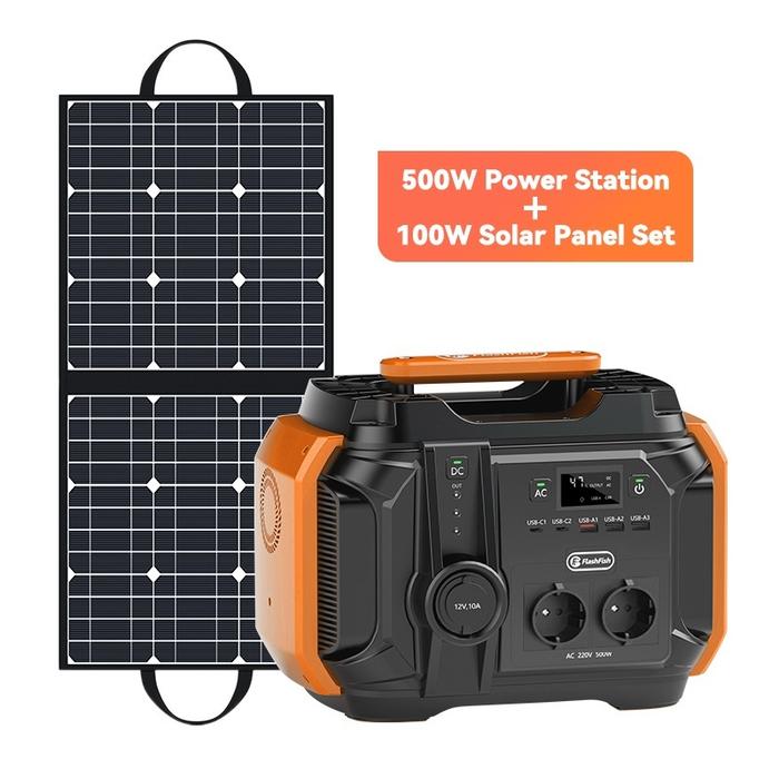 Gambar 500W 540Wh Generator Listrik Power Station Portable Camping Solar Generator Powerbank Outdoor Emergency Power Supply dari golekshop undefined Tokopedia