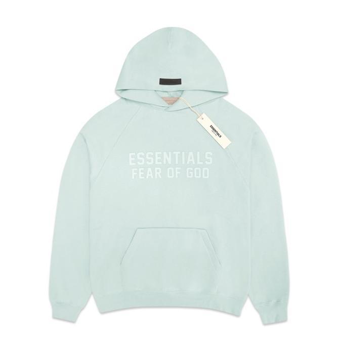 Gambar Fog Essentials Center Solid Rubber Text Hoodie - Mint, XL dari TapTap Market undefined Tokopedia