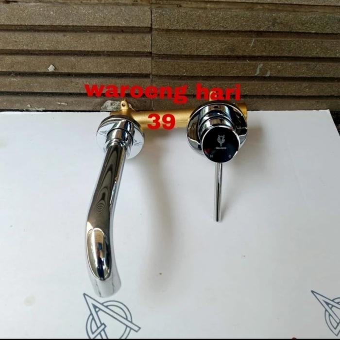 Gambar KRAN WASTAFEL TEMBOK PANAS DINGIN/KRAN BATHTUB TANAM - chrome dari waroeng hari39 undefined Tokopedia