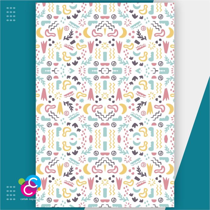 Gambar Cetak Kertas Kado Custom Muka Sendiri Kostum Wrapping Paper Wajah Doodle/Abstrak - C3 dari cetakcepat01 undefined Tokopedia