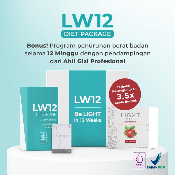 Gambar LW12 PACKAGE | PAKET DIET 12 MINGGU | KONSULTASI AHLI GIZI - Paket B dari LIGHTmeal undefined Tokopedia