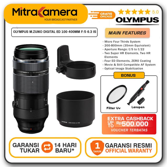 Olympus Mzuiko Digital Ed 100-400mm F5-63 Is Lens