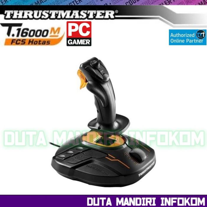 Gambar Thrustmaster T.16000M FCS I Hotas - Flight Simulator Joystick For PC I T16000M Pack - Joystick FCS dari Duta Mandiri Infokom undefined Tokopedia